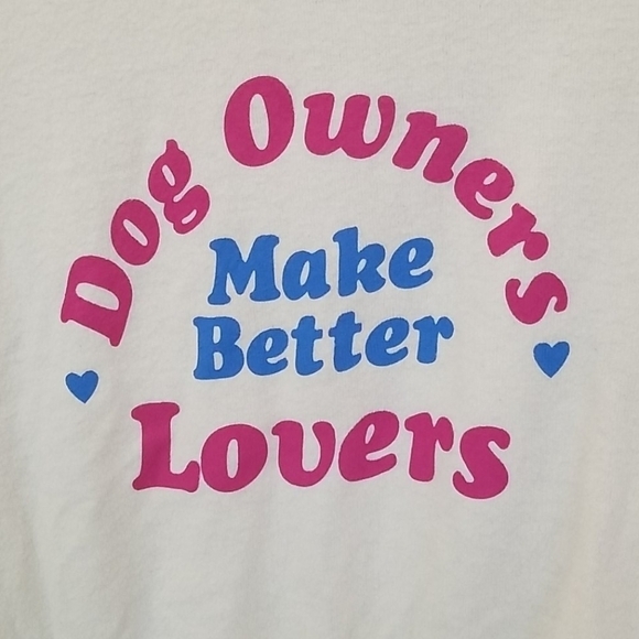 💕WILDFOX💕 Dog Owners Make Better Lovers Baggy Beach Jumper Sweatshirt M - Picture 11 of 13